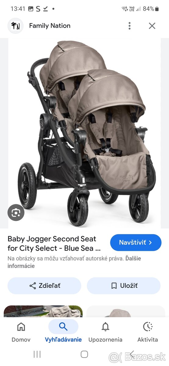 Baby Jogger city select twin