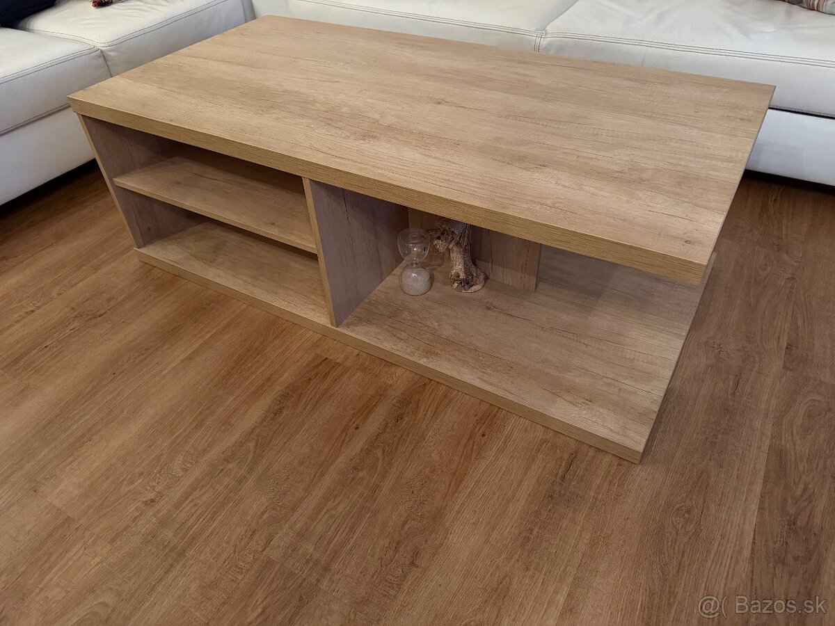 Konferenčný stolík - vzor dub