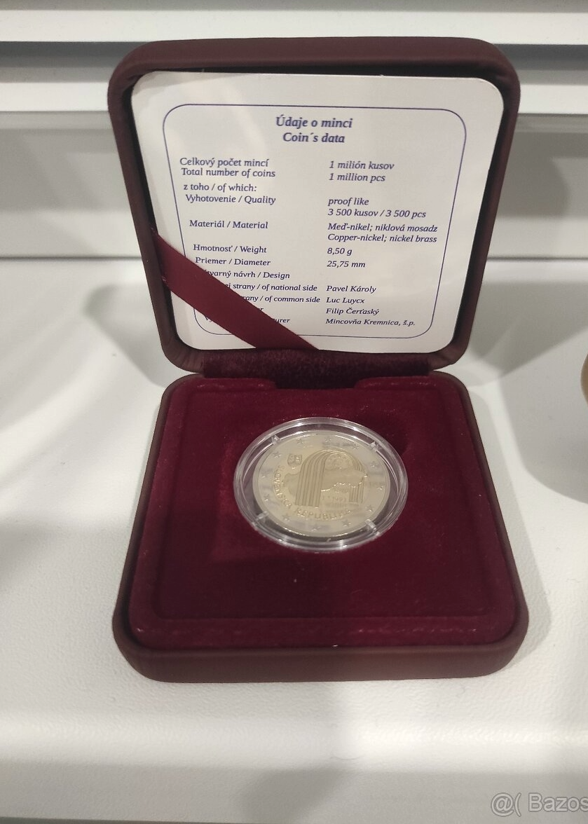 Pamätná 2 € minca "25. výročie vzniku SR"