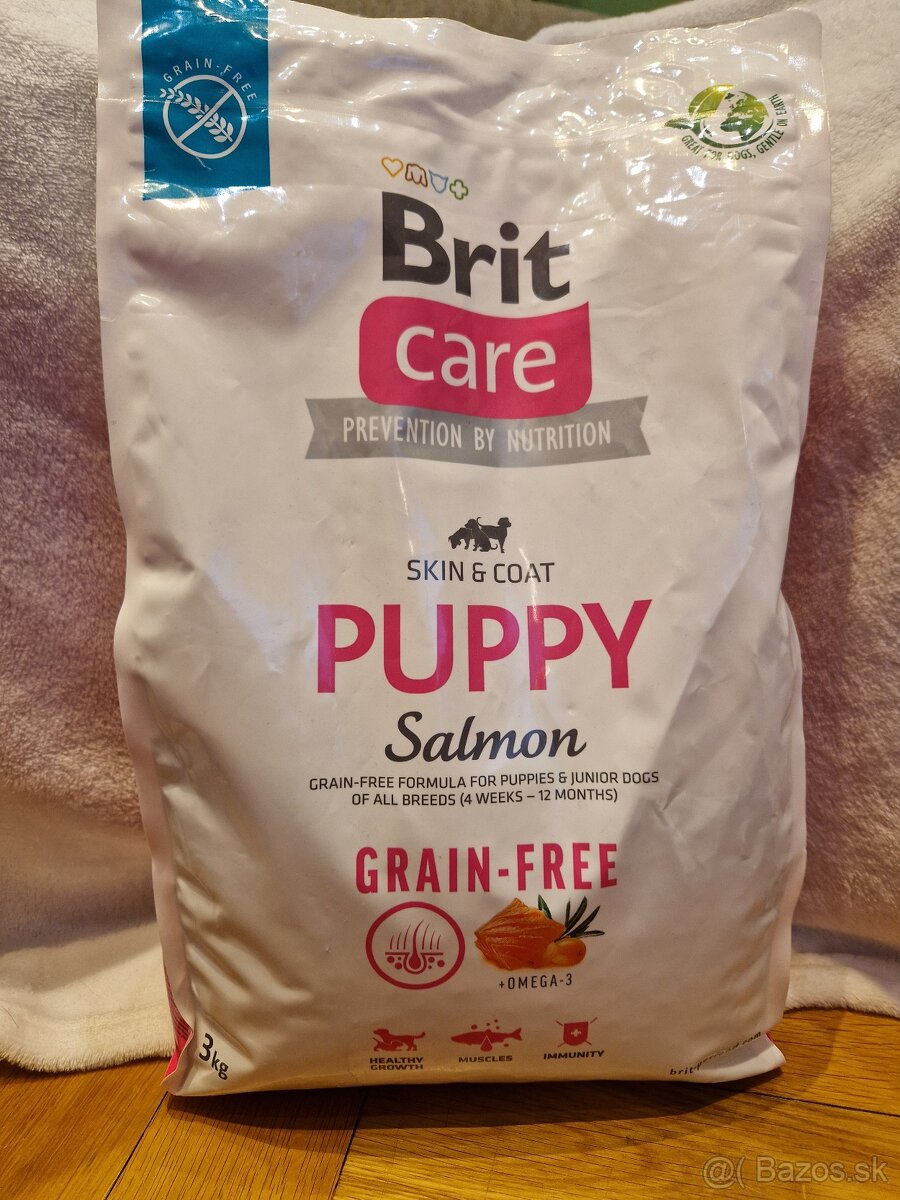 Brit granule puppy salmon 3 kg