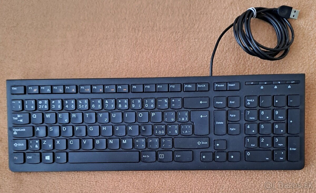 Predám funkčnú klávesnicu Lenovo + bezdrôtovú myš iMICE