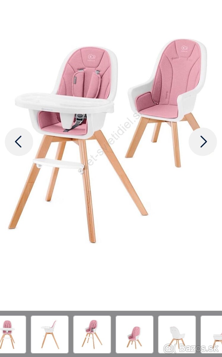 Jedálenska stolička 2v1