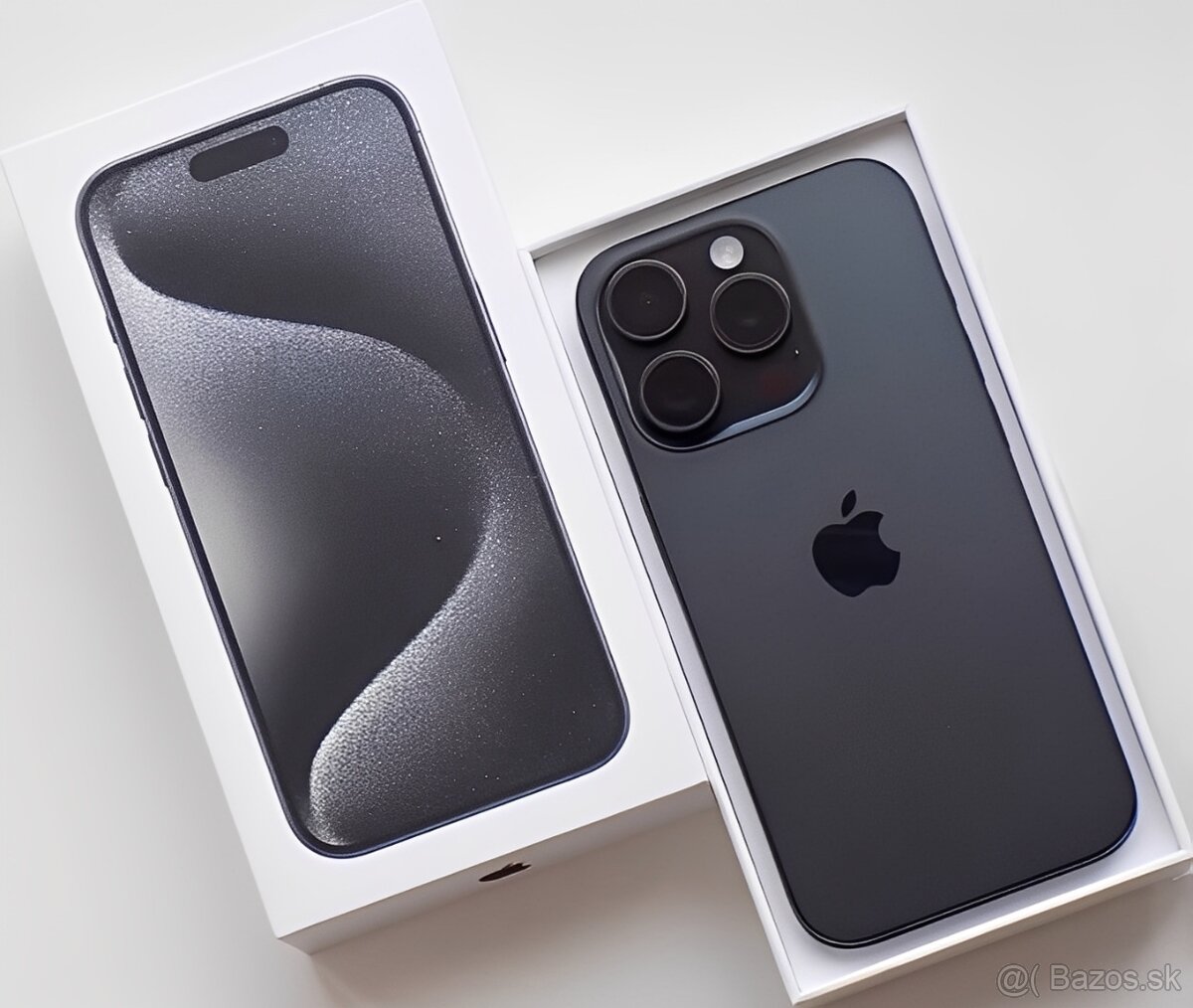 iPhone 15 Pro Black Titanium BATERIE 100% TOP