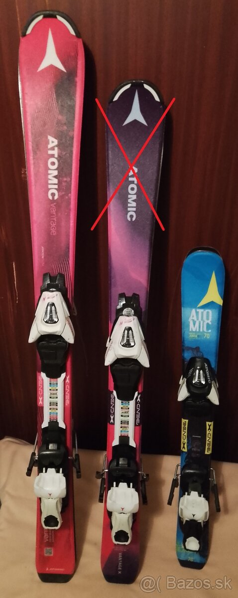 ATOMIC Vantage detske lyze 110 cm a 70 cm
