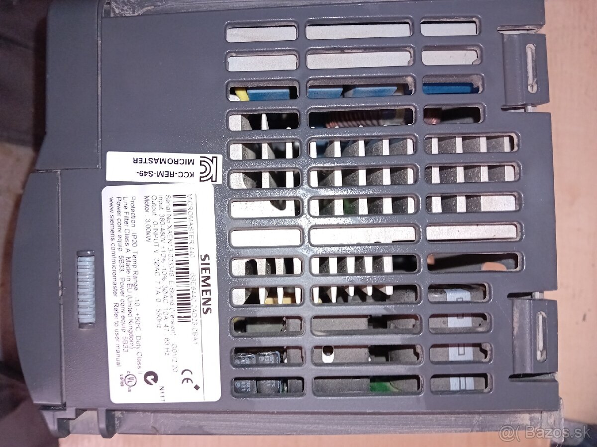 Siemens frekvenčný menič 3kW