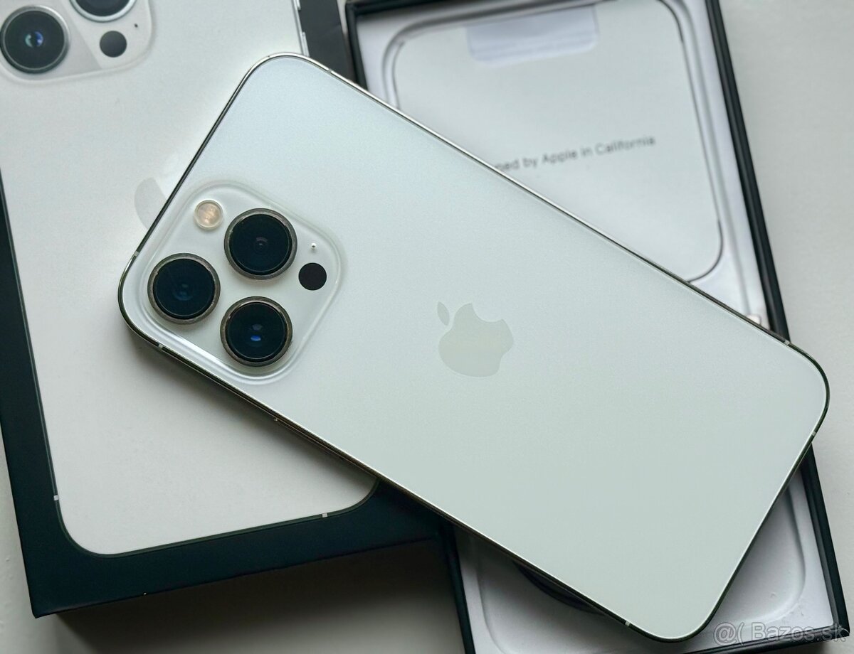 iPhone 13 Pro Silver BATERIE 100% TOP