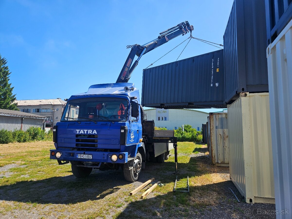 Autodoprava s hydraulickou rukou