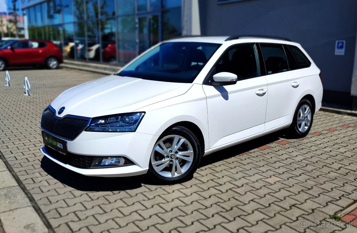 ŠKODA FABIA COMBI 1.0 TSI 70KW, 2021, STYLE, LED, ČR, DPH