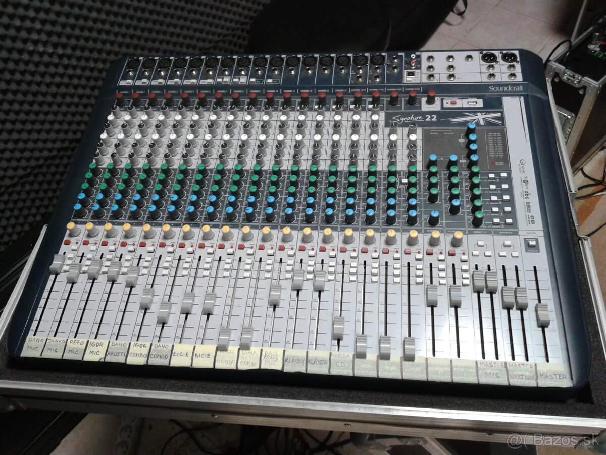 Predám mix Soundcraft Signature 22