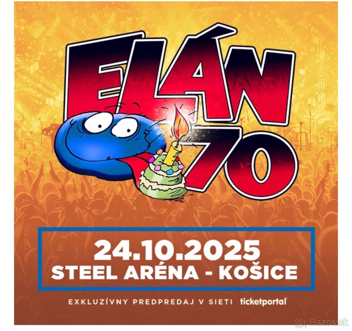 Listok na Elan 70 (Košice) Termín 24.10.2025