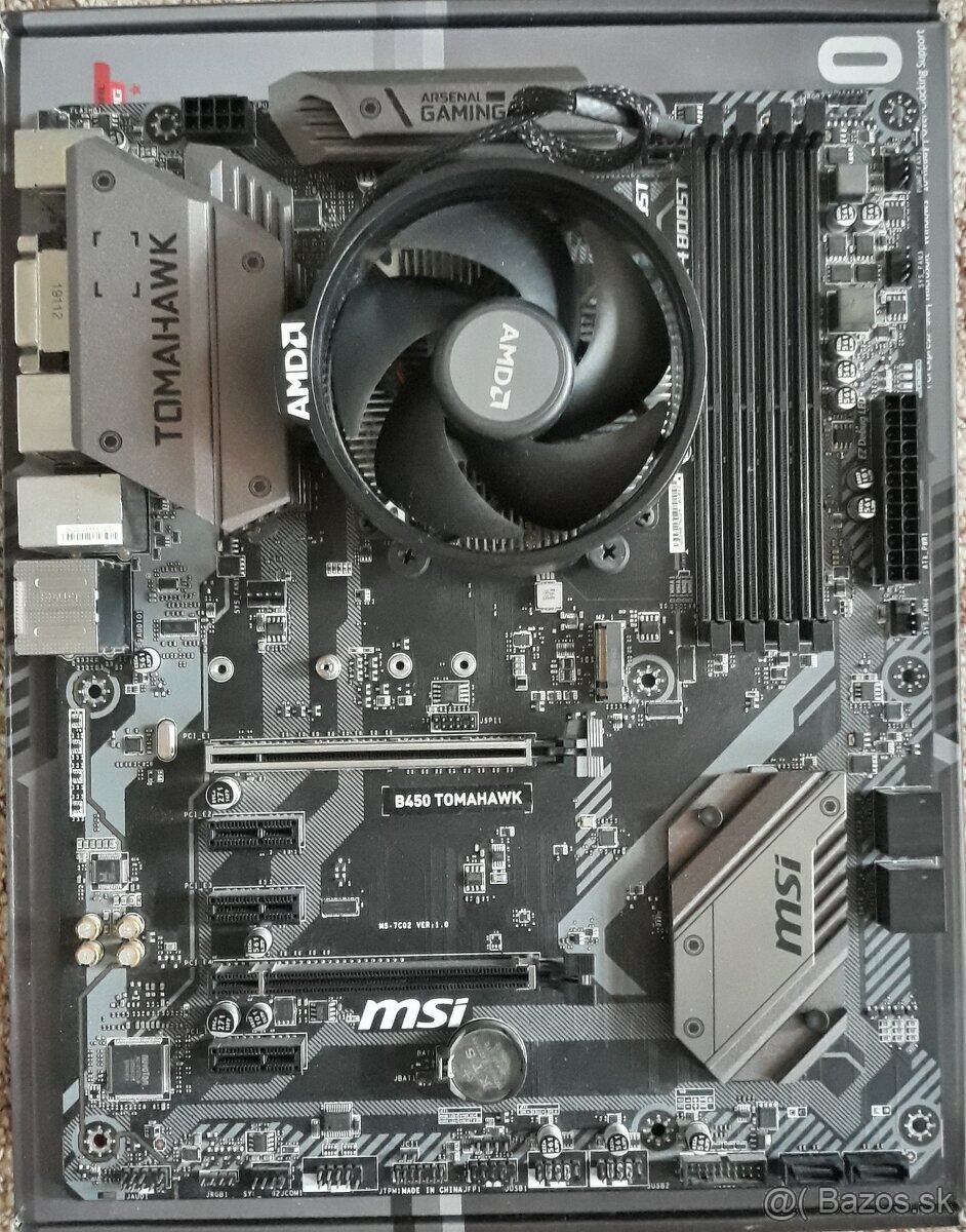 Ryzen 7 3700X + MSI B450 TOMAHAWK