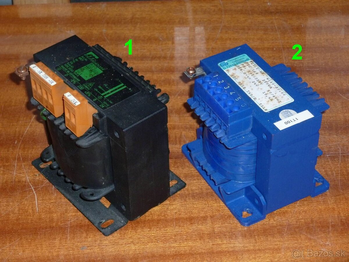Predám transformátory z 230V na 24V 10A, 10€/kus