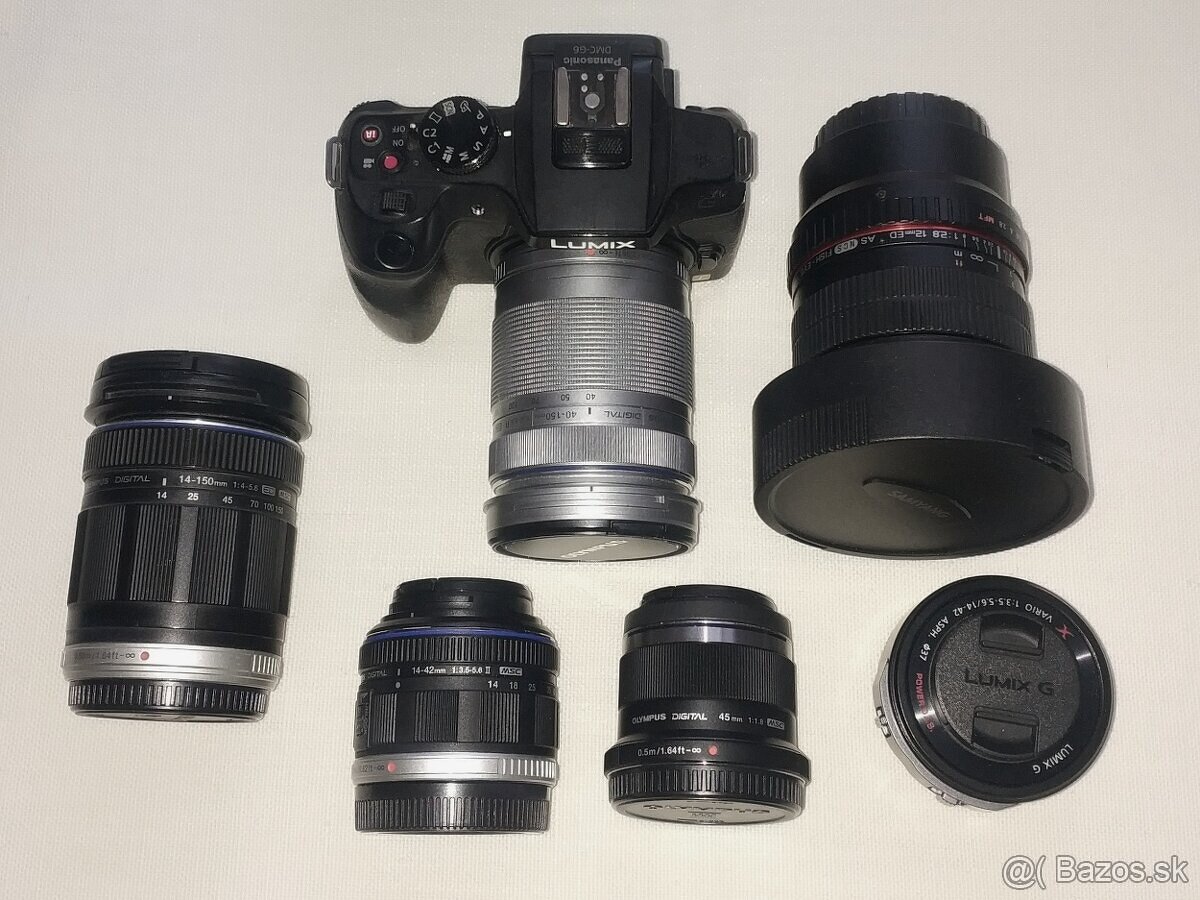 Lumix DMC-G6 a objektívy