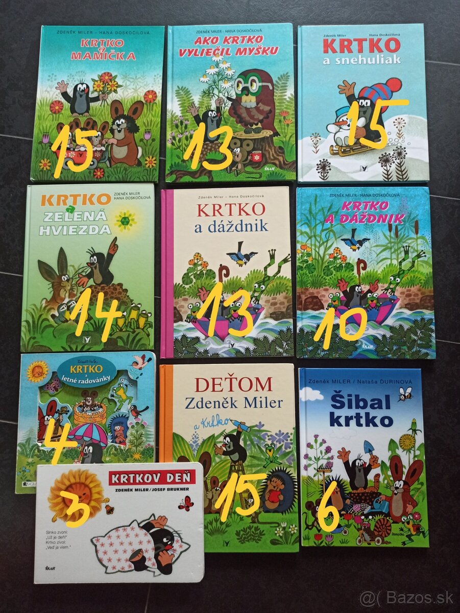 Krtko, Skola noci, Bohovia olympu, Harry Potter