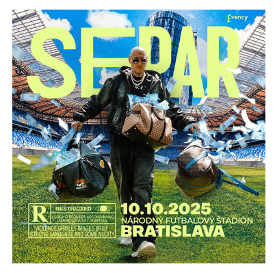 SEPAR TEHELNE POLE - kúpim 1 lístok do VIP zony