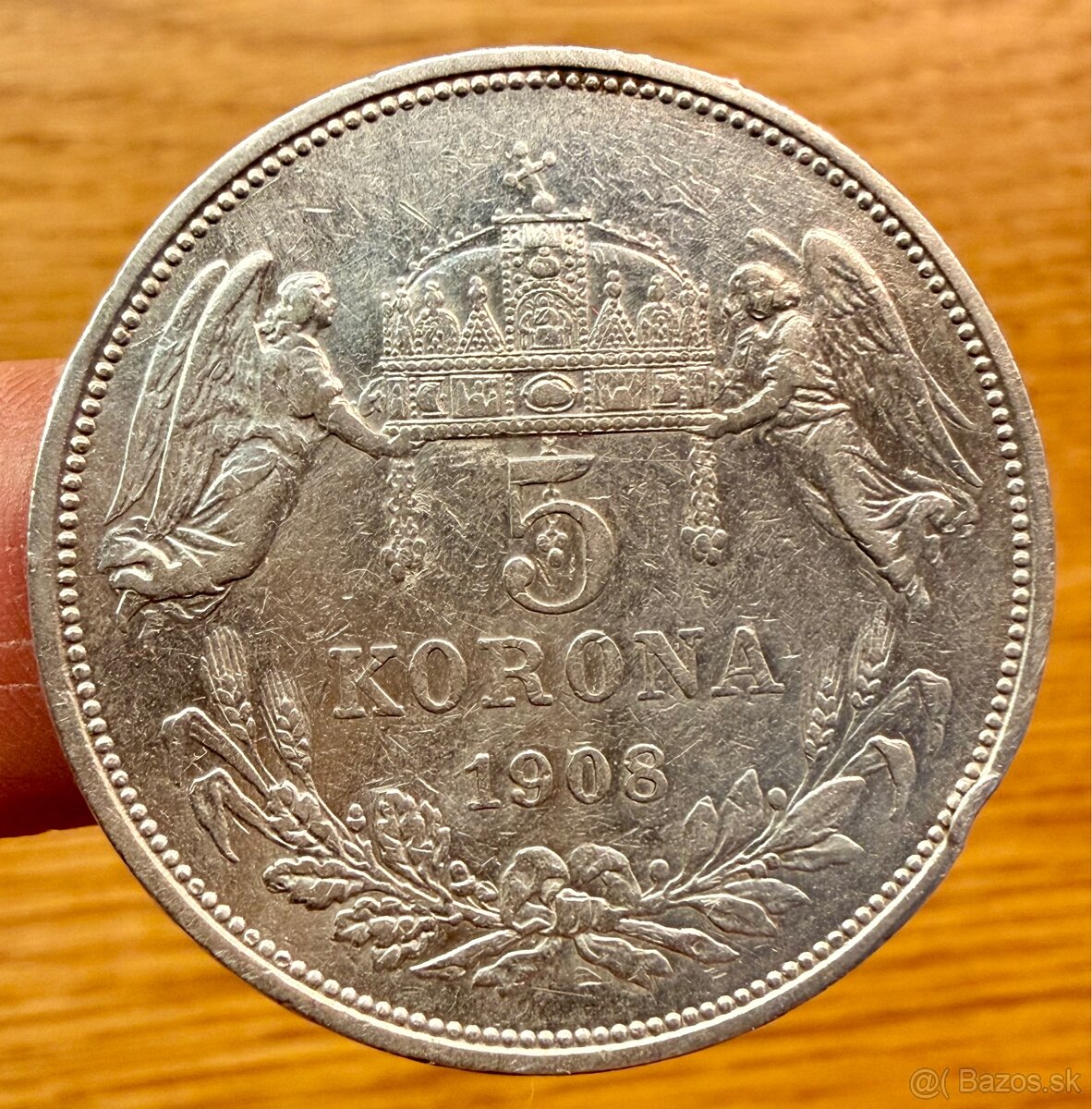 Predám 5 Korona 1908 KB