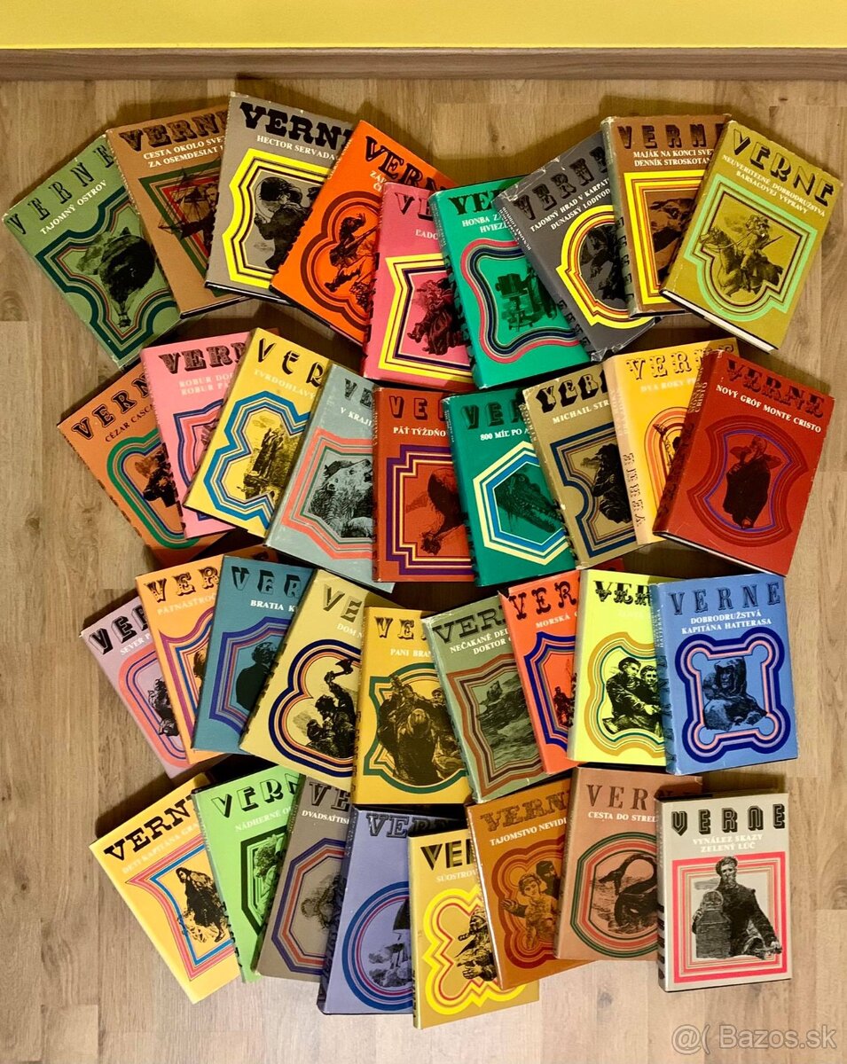 edícia Jules Verne - 35 ks komplet zbierka - rozpredám