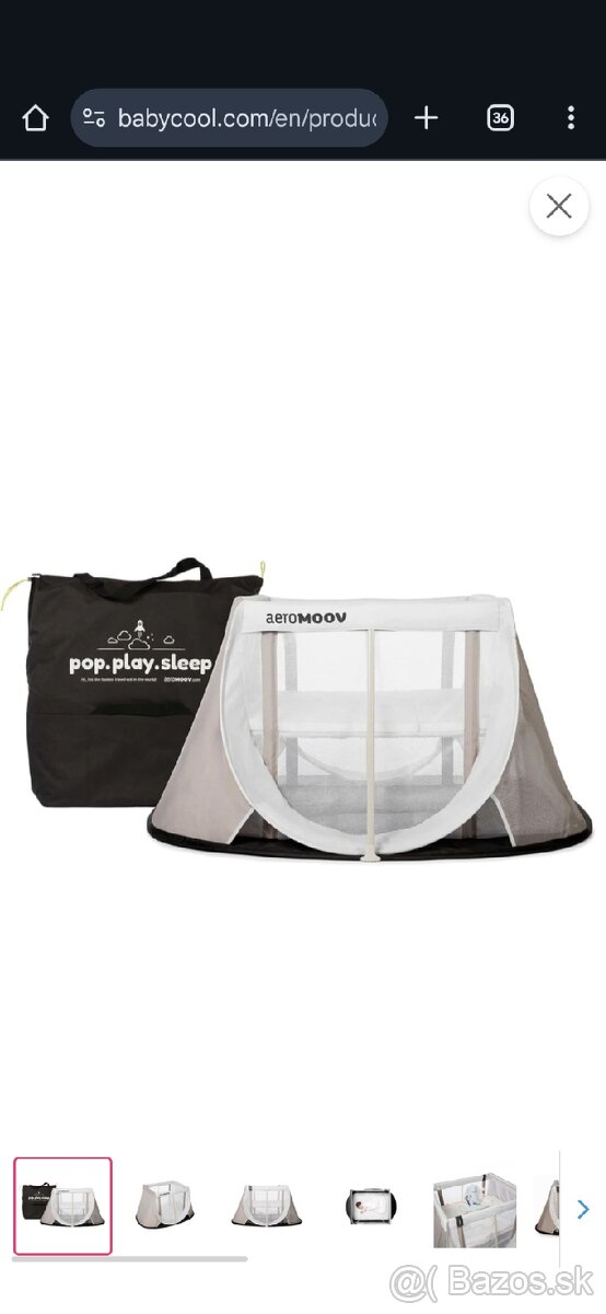 Cestovná postieľka Aeromov