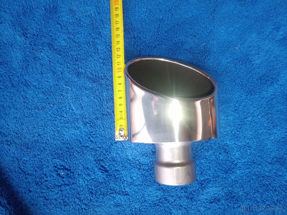 Koncovka výfuku ovál nerez