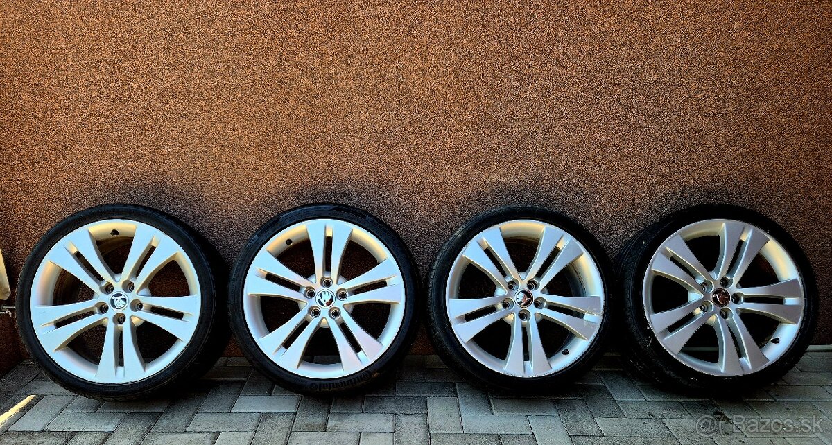 Predám elektróny ŠKODA TRINITY 5x100 R17