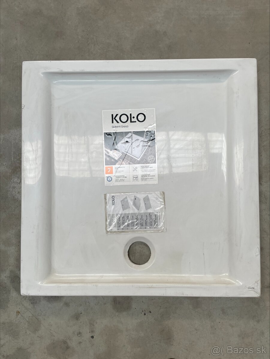 KOLO Štvorcová sprchovacia vanička PACYFIK, 90x90 cm, XBK079