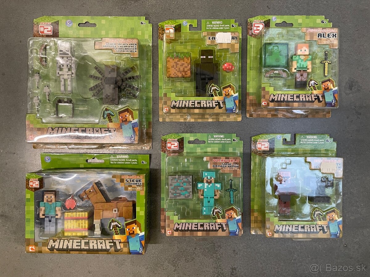 Zbierka Minecraft - akcne figurky Mojang 2013-2015 - PREDAM