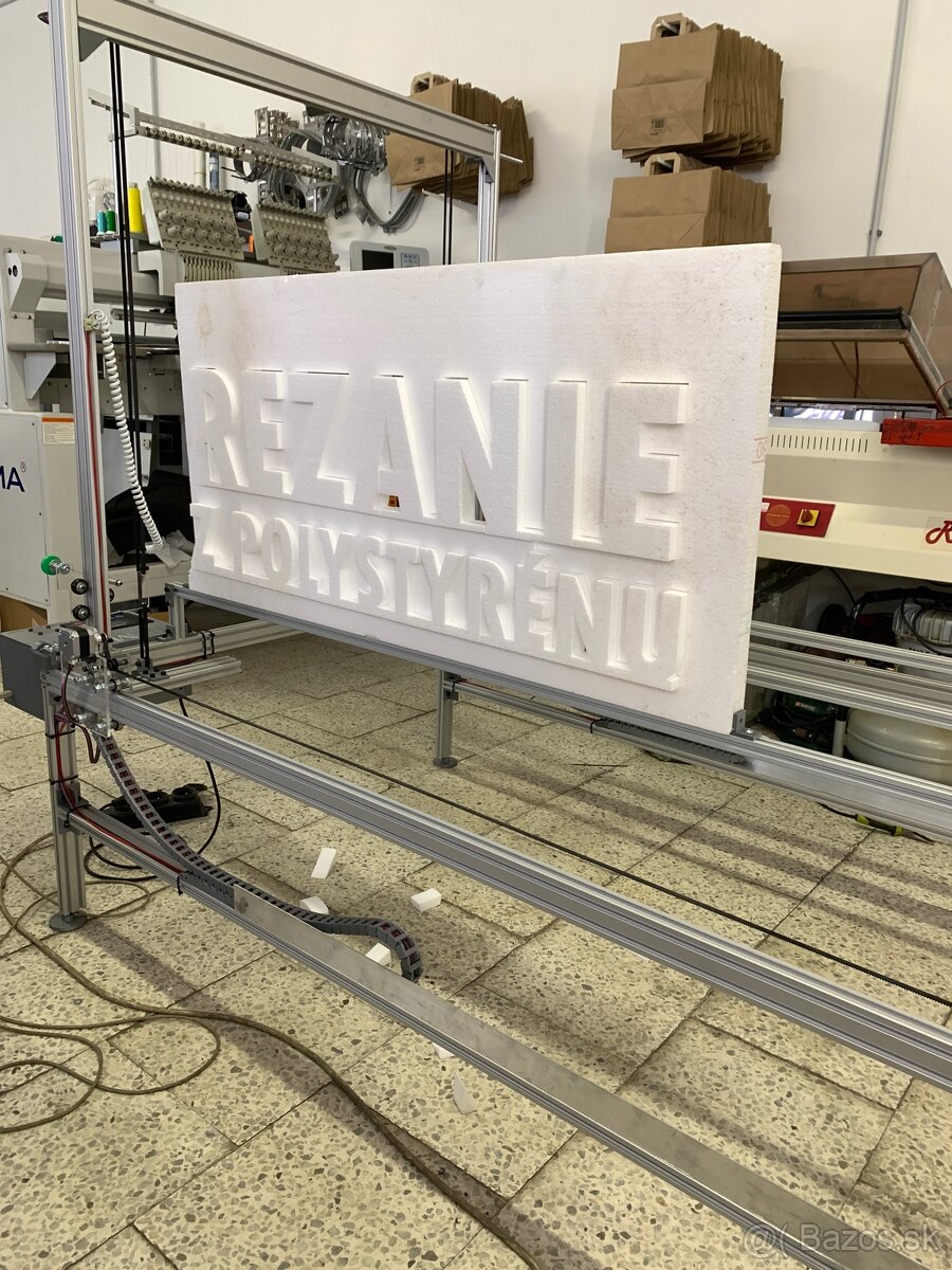 Cnc rezacka polystyrenu 60x60x125cm - VÝMENA MOZNA citat
