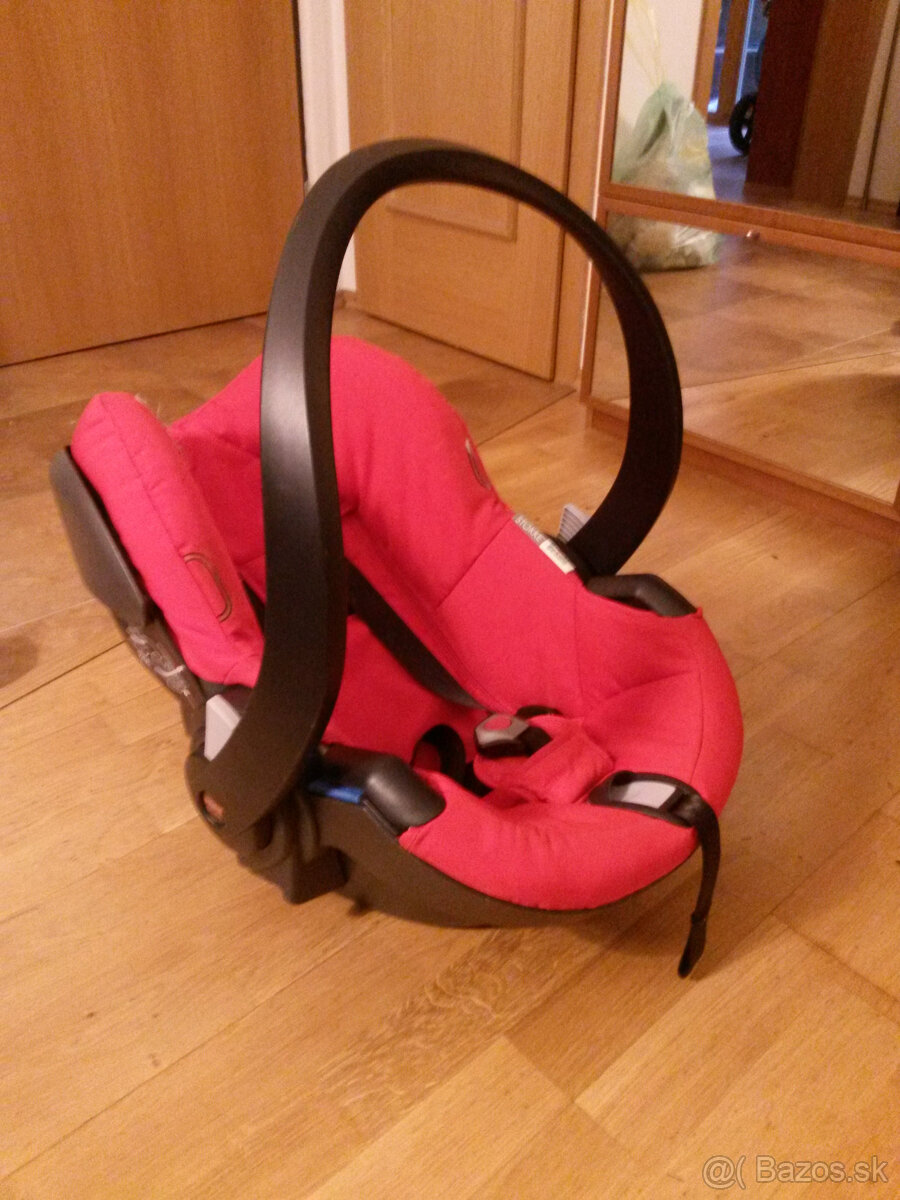 Autosedačka vajíčko Stokke BeSafe - nasaditeľná na kolieska