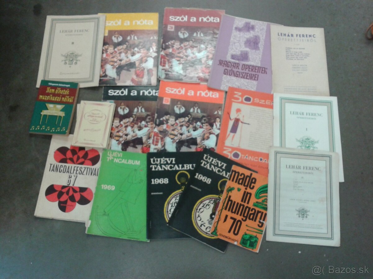 Kották /Noty 50-60-70 évek