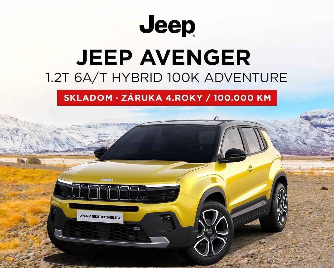 JEEP AVENGER ADVENTURE PGT JEEP Prešov