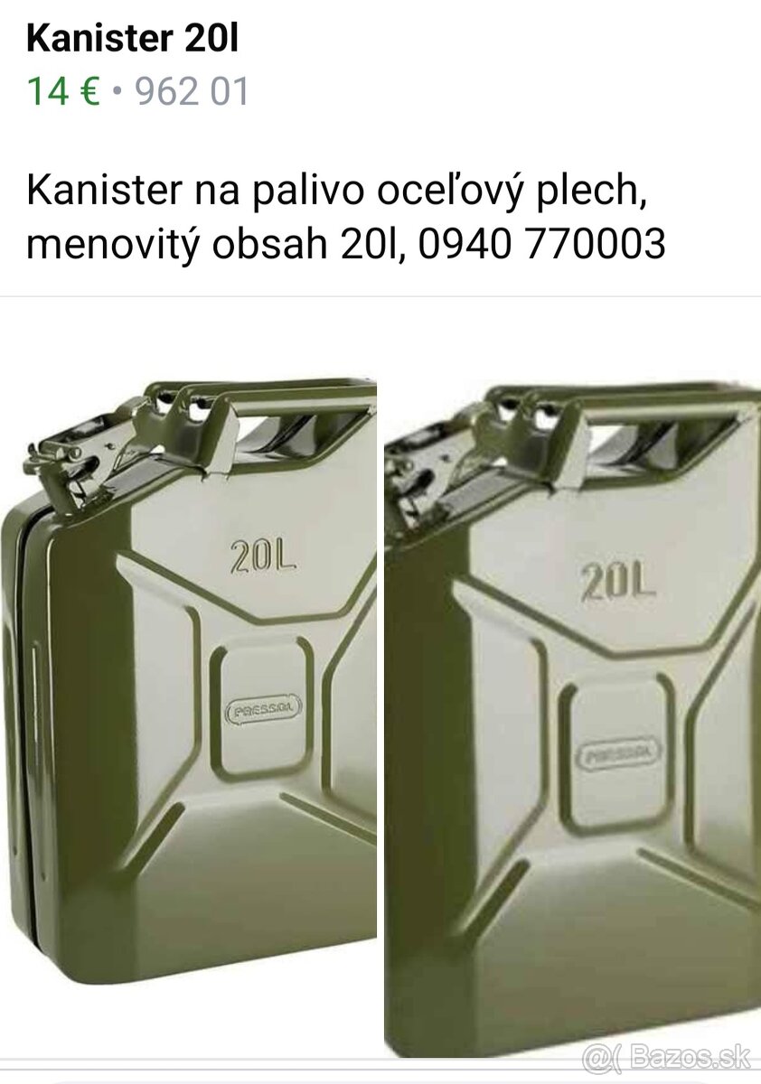 Bandaska 20 litrová