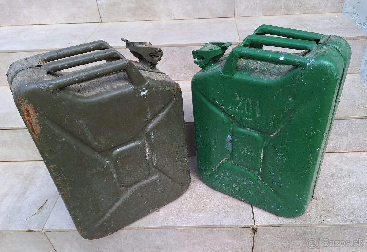 Plechovy kanister 20L