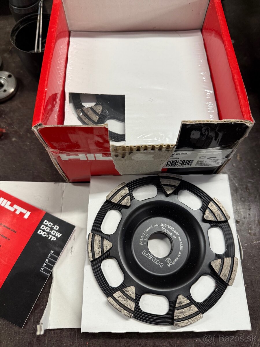 Predám Hilti diamantové kotúče nové 125 veľkosť