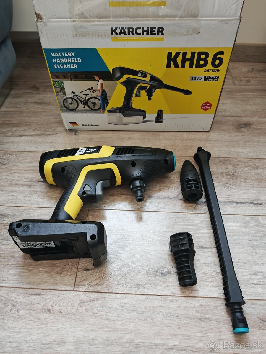 Kärcher KHB 6 - AKU strednotlakový čistič na 18V batérie