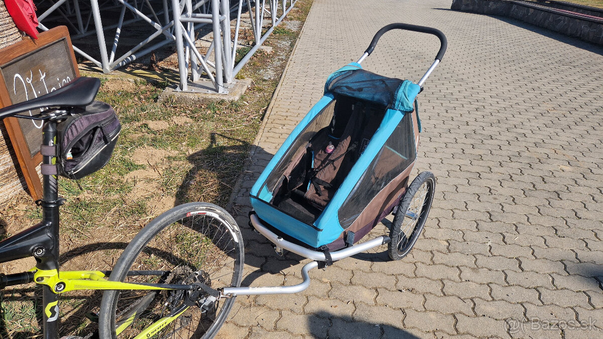 CYKLOVOZÍK Croozer, 3-kombinácia, odpružený