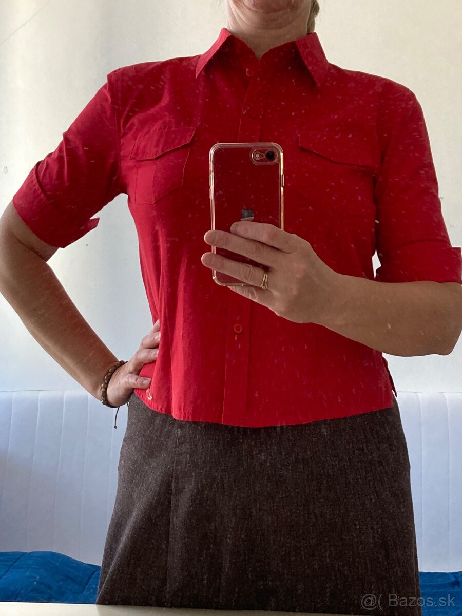 Elegantna cervena bluzka 36
