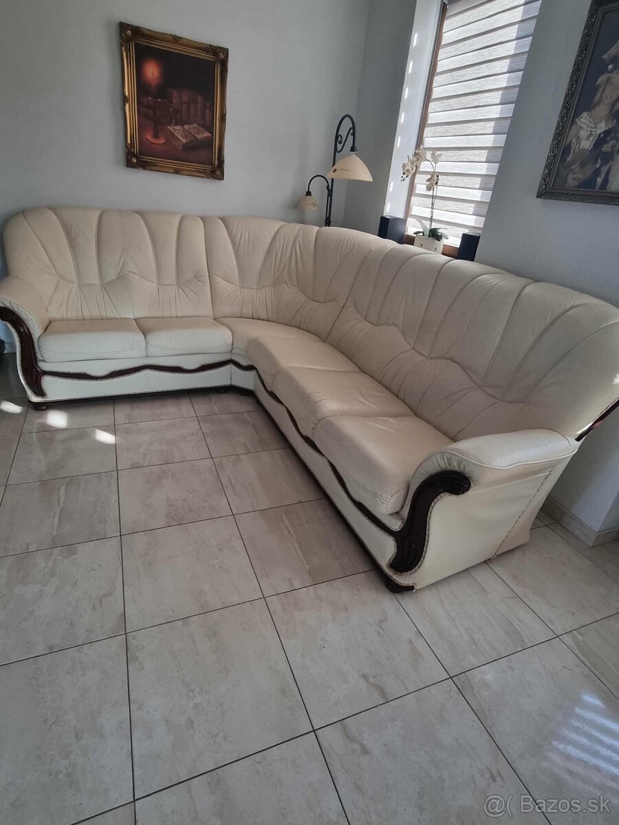 Kožená sedačka slovenského výrobcu