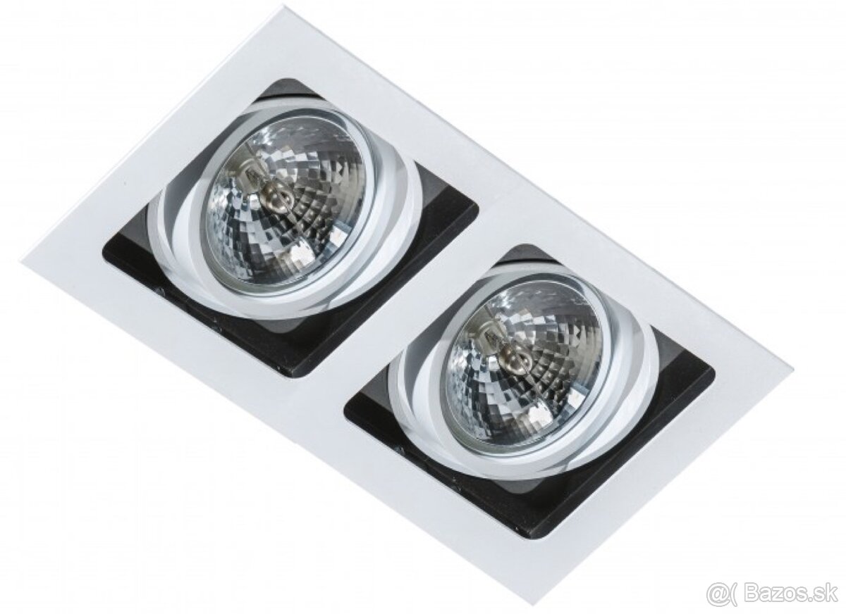 Bodové svietidlo zápustné AZzardo Sisto 2 White
