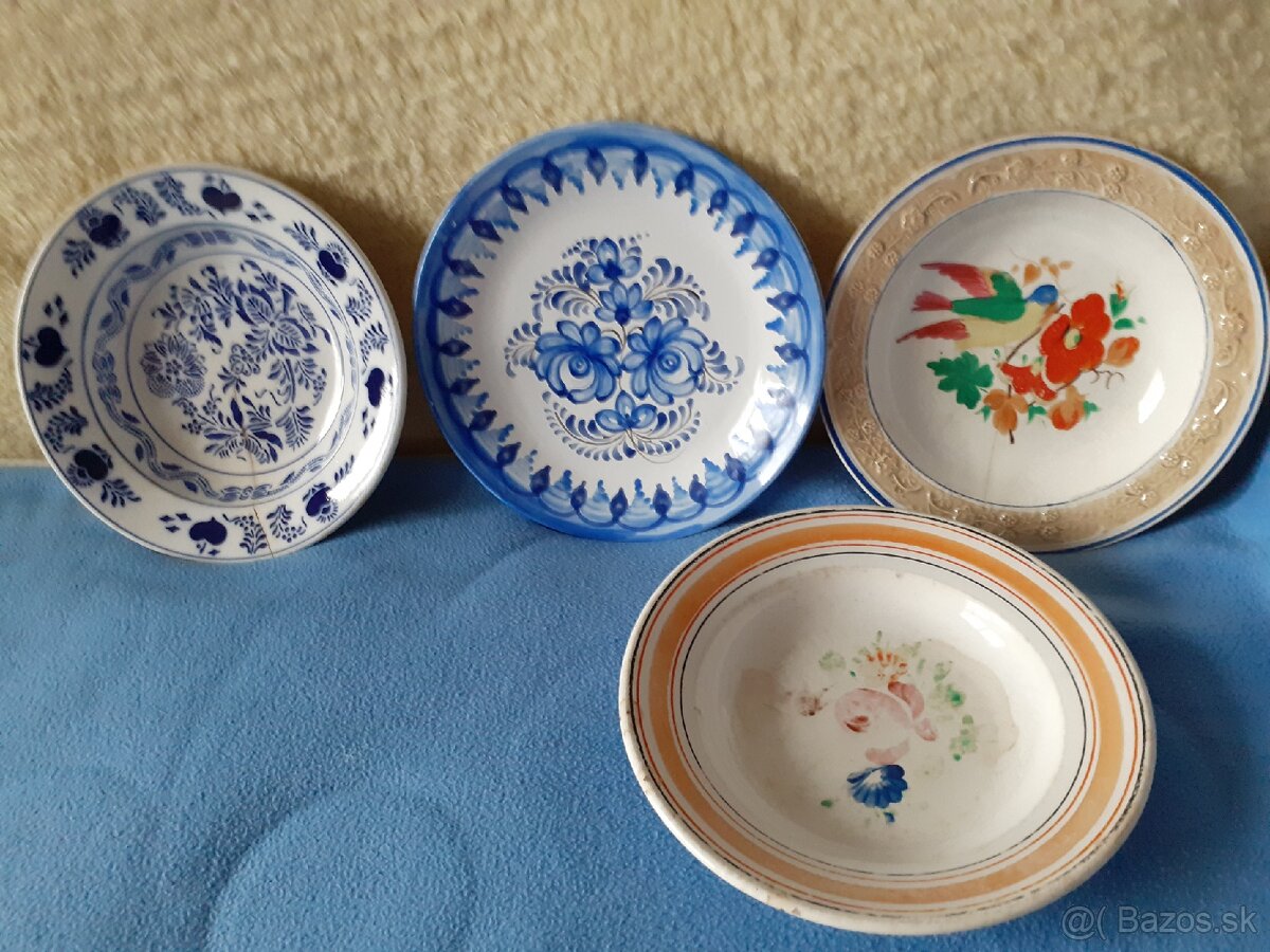 Starožitné taniere.