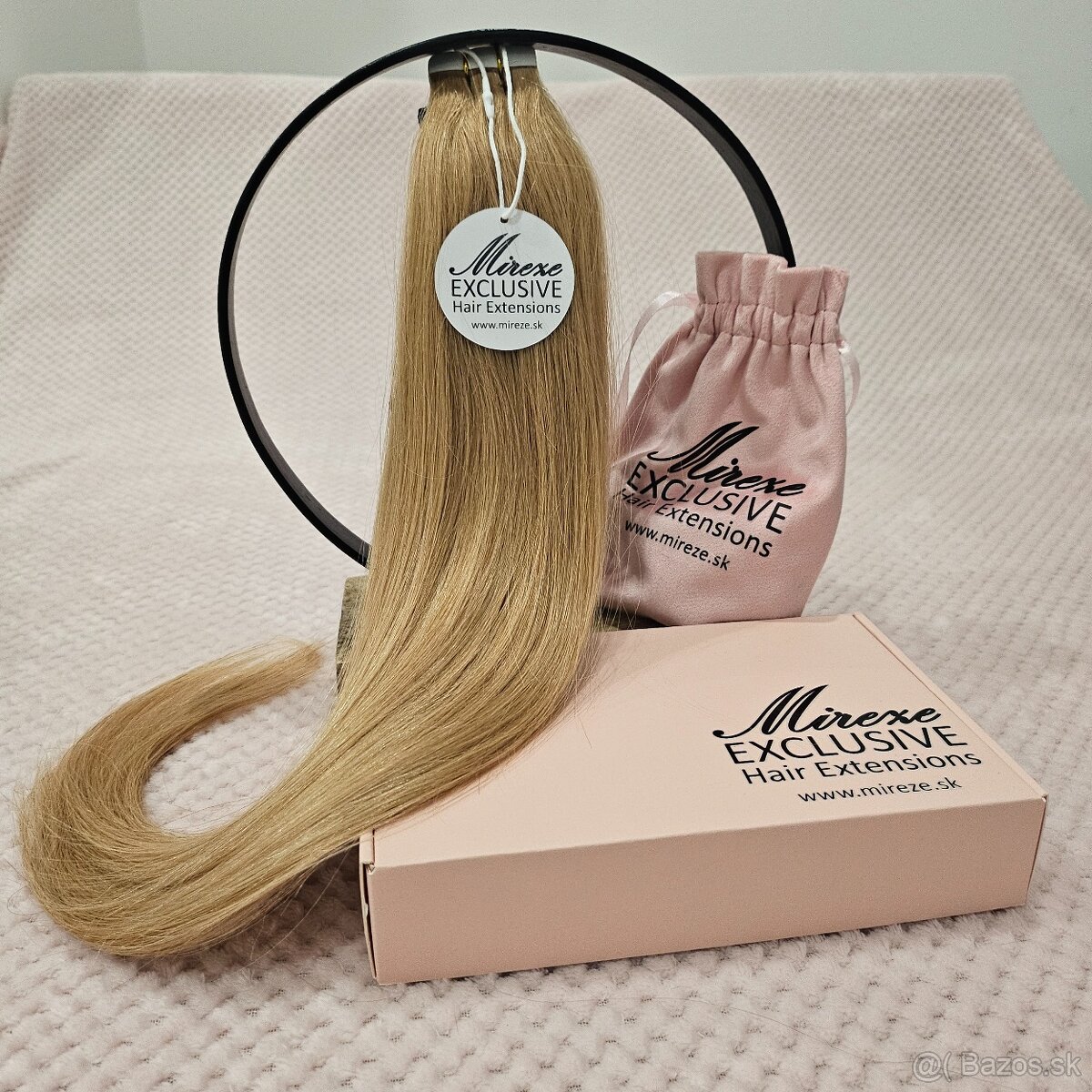 🖤 Tape-in predĺženie vlasov #8 – Škoricovo hnedá