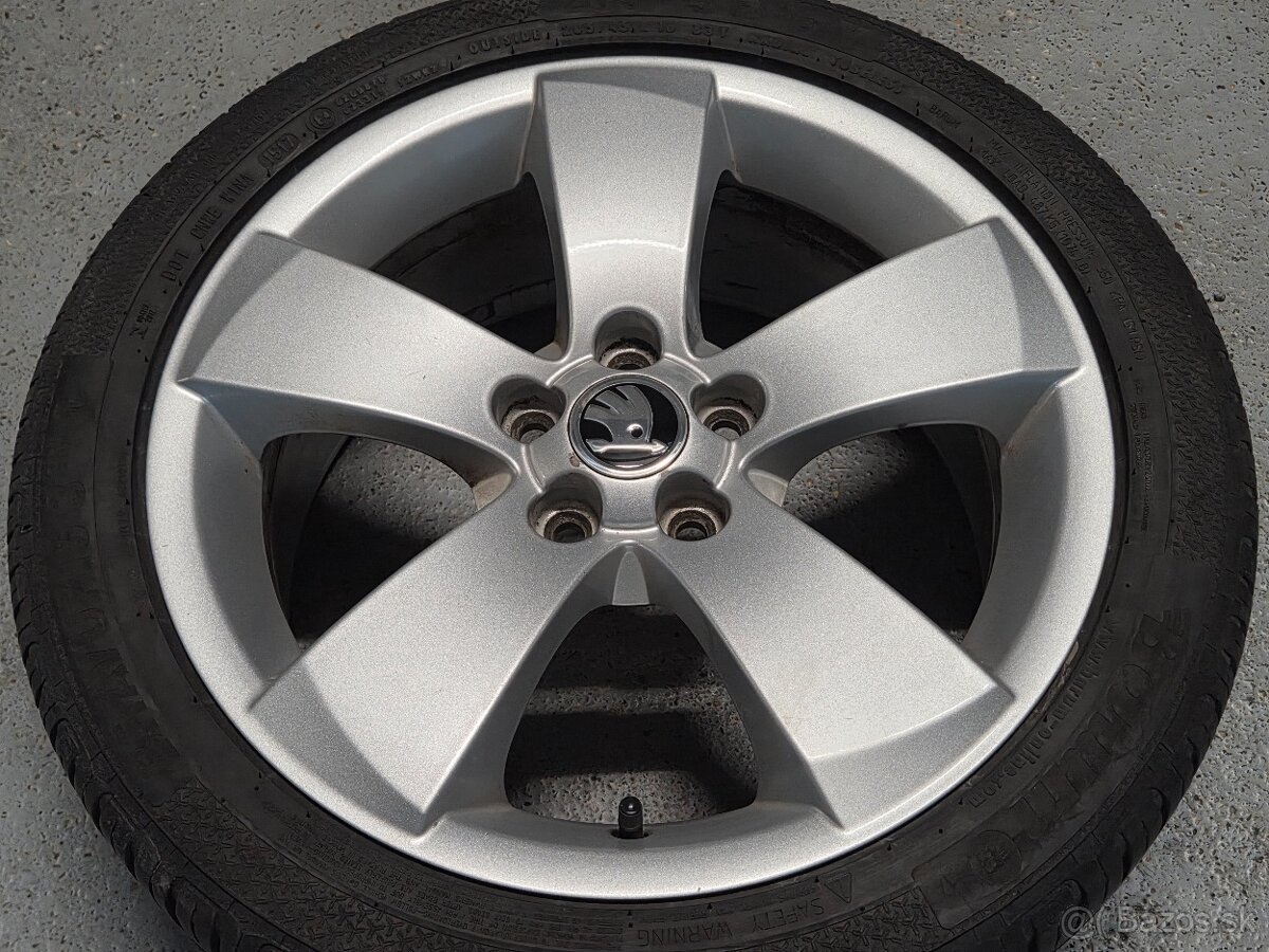 alu 16" ŠKODA (5x100), pneu