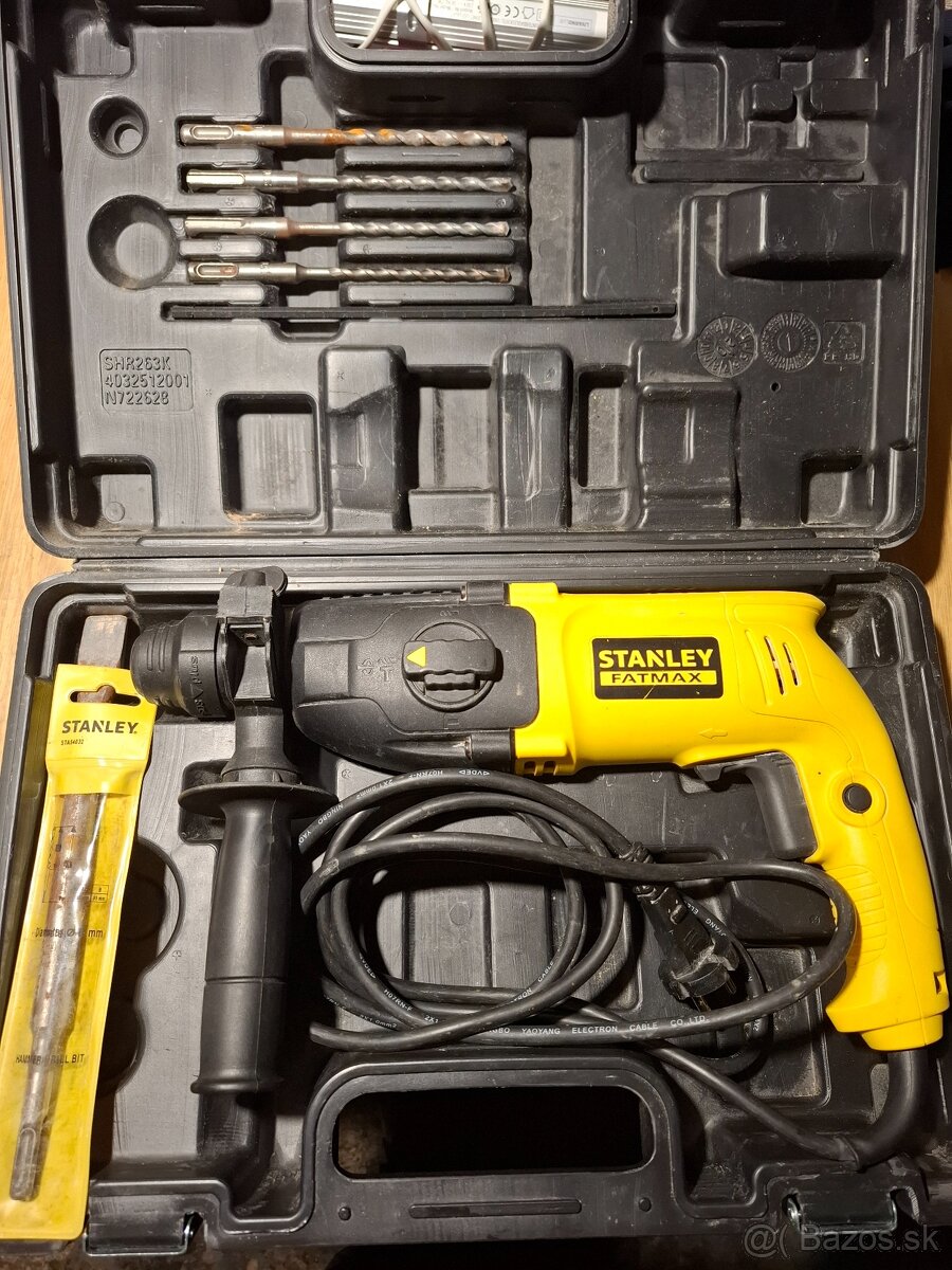 Vŕtacie kladivo, príklepová vŕtačka stanley fatmax