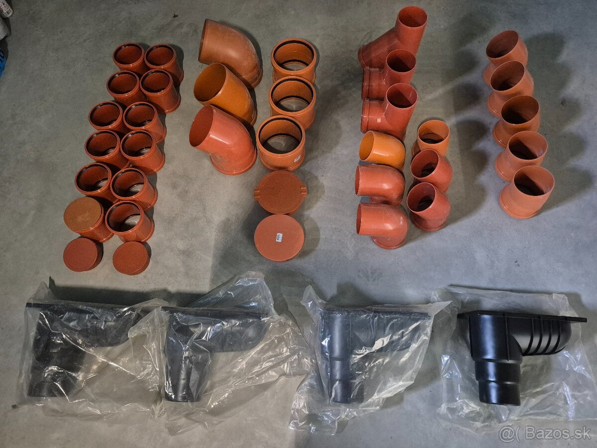 Kanalizacne odbocky, kolena+lapace