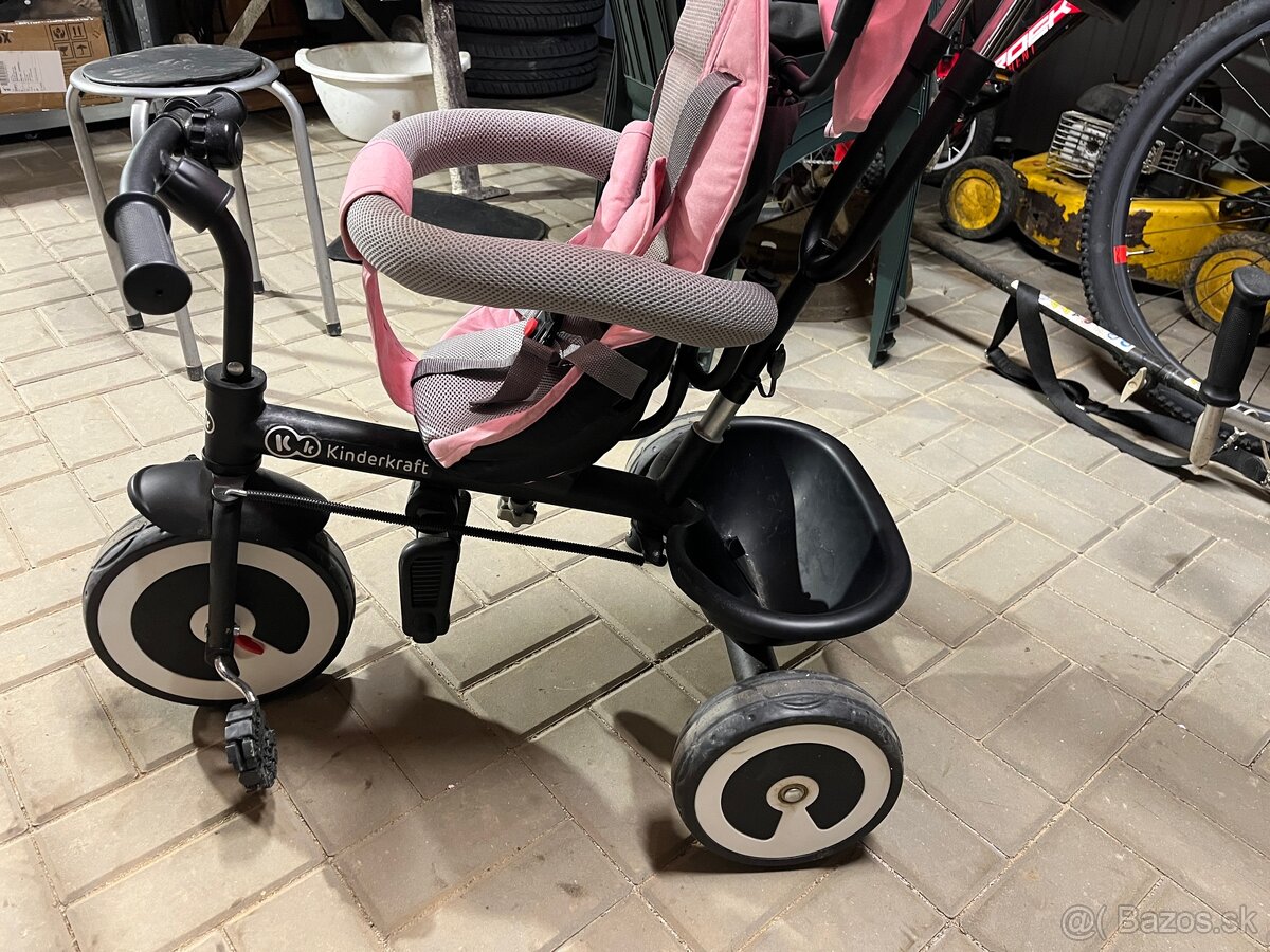 Trojkolka Kinderkraft Aston Ružová
