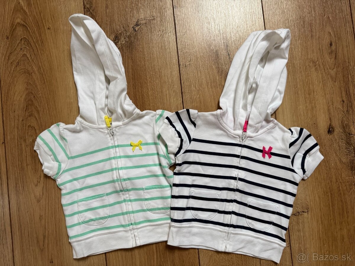 Mikiny pre dvojičky, 6m