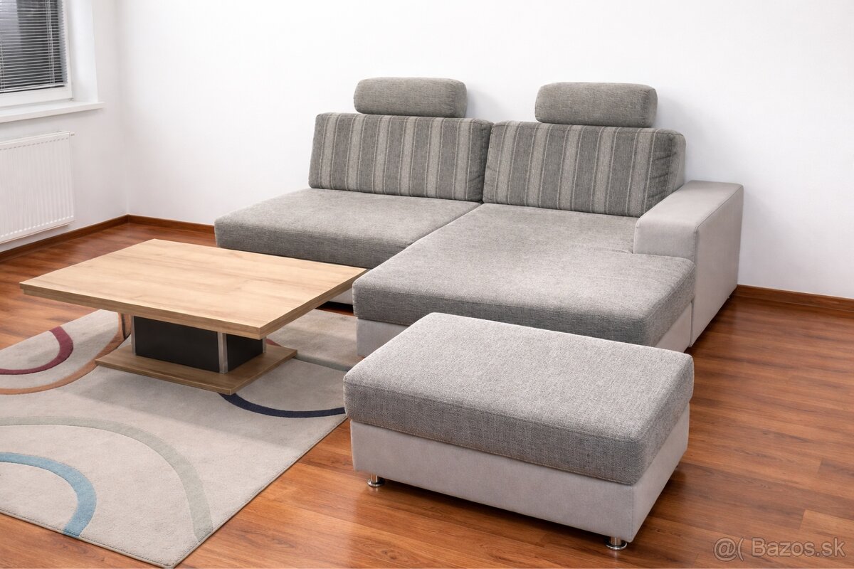 Predám sedaciu súpravu + taburetku