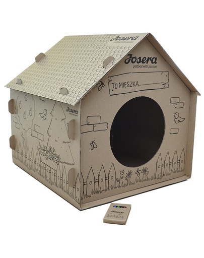 Papierový domček pre mačky