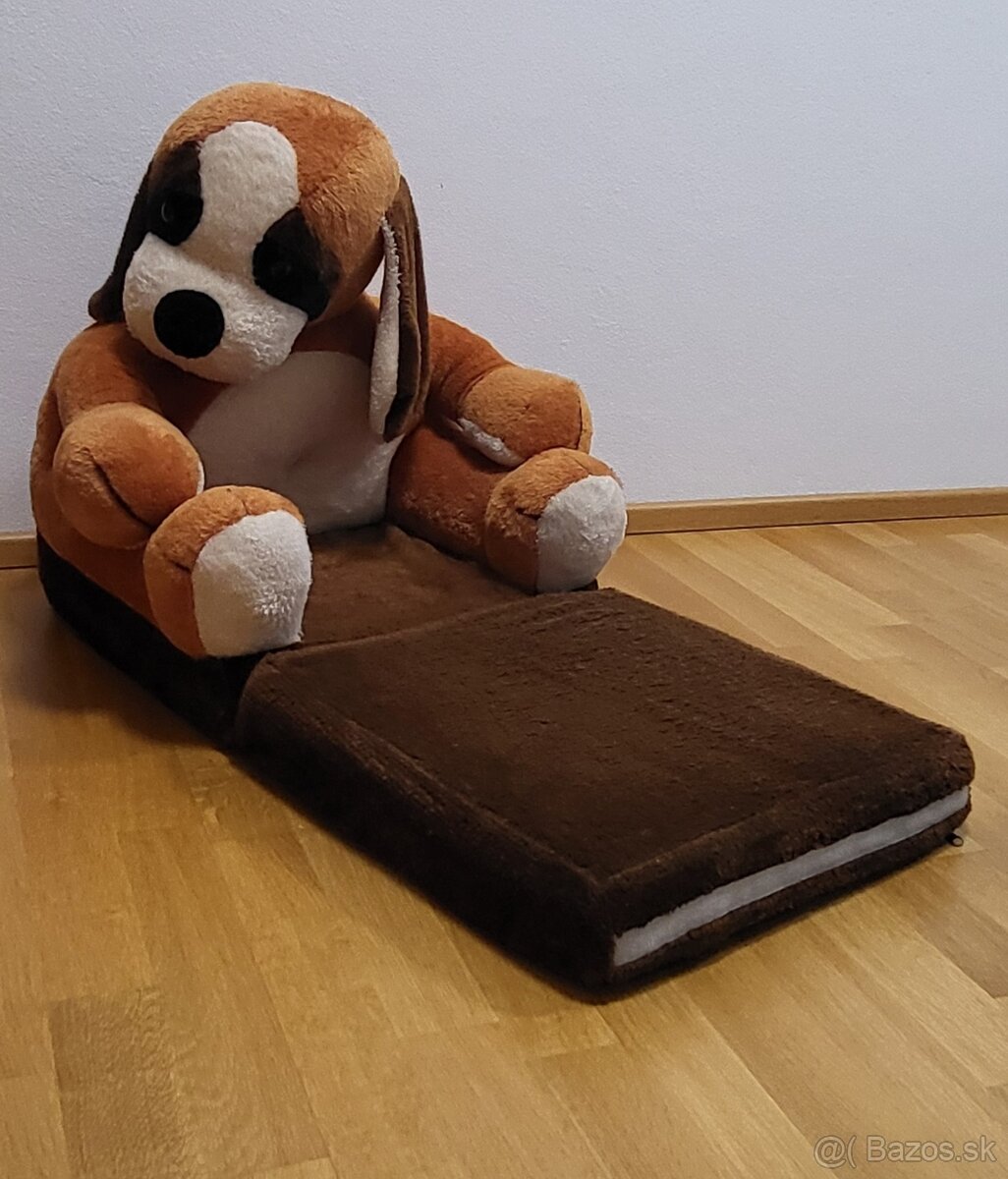 detská sedačka pes