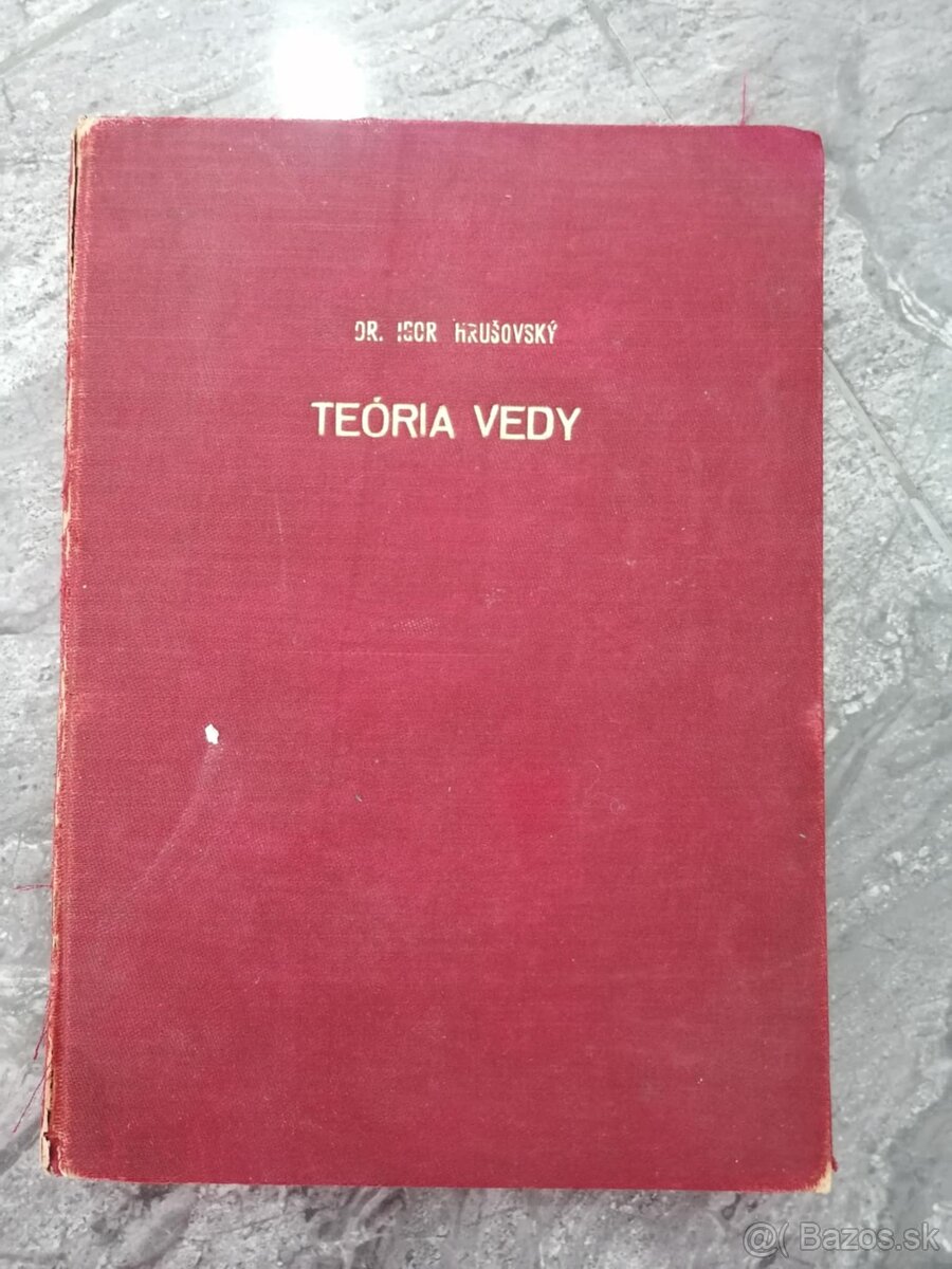 Teória vedy .a chémia nalezovy stav kus 10€