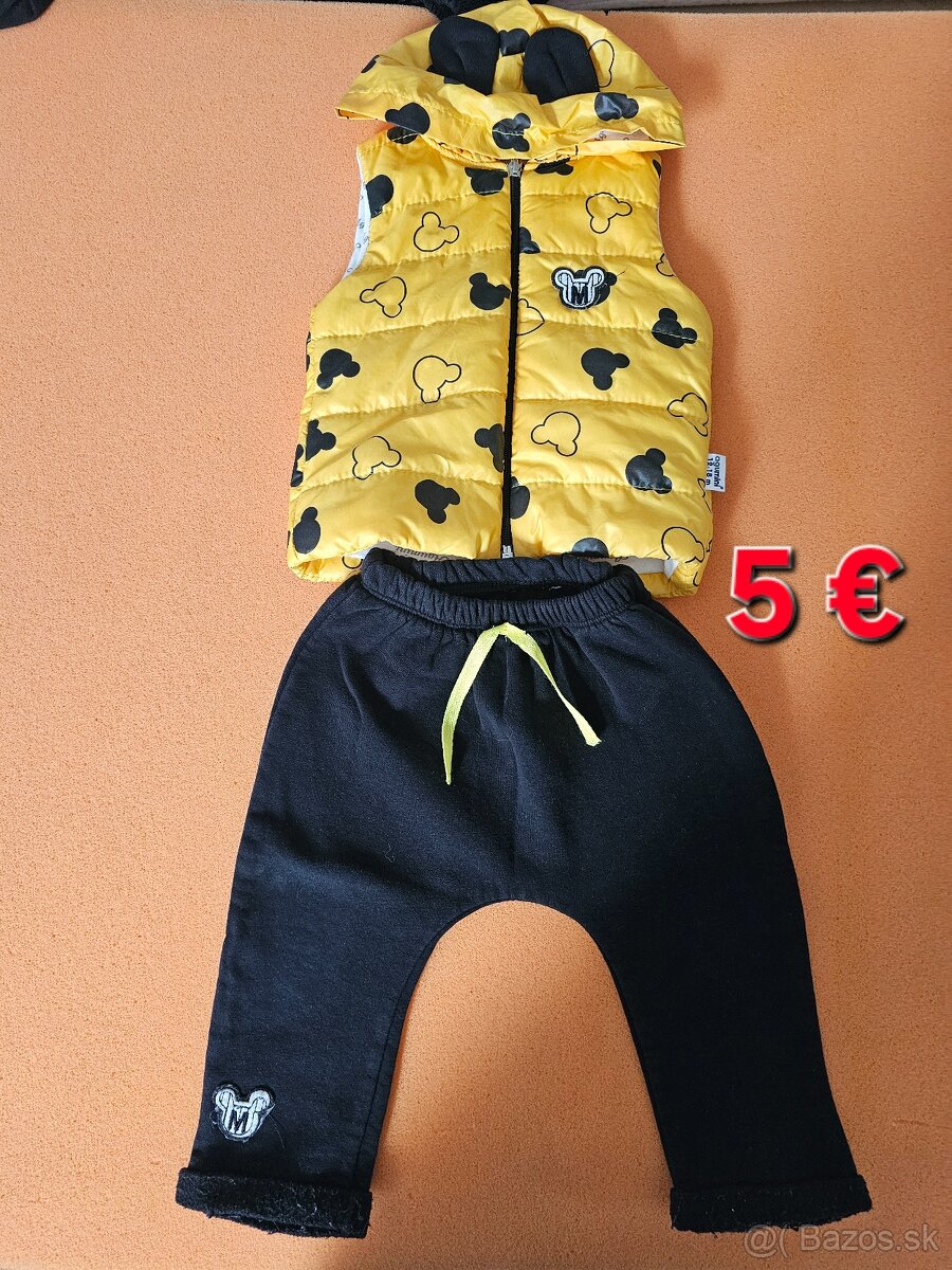 Detské komplety, nohavice, tričká, mikiny, bundy